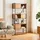 CaliCosy Bücherregal Holzwerkstoff 40 x 196,5 cm braun