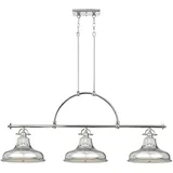 Elsteadlighting Inselleuchte Emery 3-flammig - Imperial Silver - QZ-EMERY3P-IS