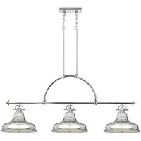 Elsteadlighting Inselleuchte Emery 3-flammig - Imperial Silver - QZ-EMERY3P-IS
