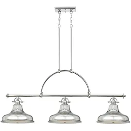 Elsteadlighting Inselleuchte Emery 3-flammig - Imperial Silver - QZ-EMERY3P-IS