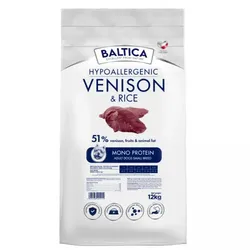 BALTICA Wildbret- und Reisfutter für kleine Rassen S 12kg