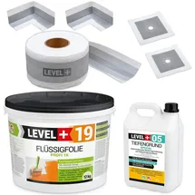 LEVEL PLUS Dichtset Duschabdichtung Flüssigfolie 12 kg