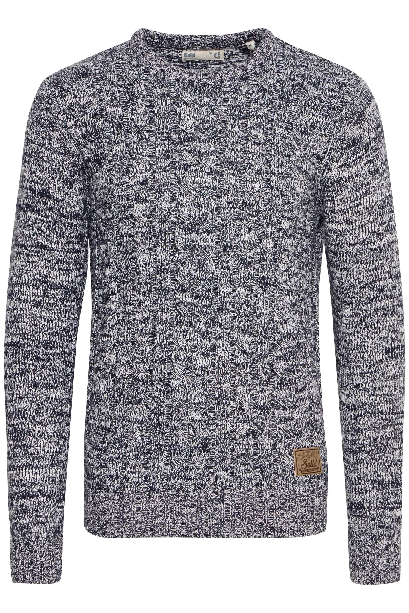 Strickfleece-Pullover SOLID 