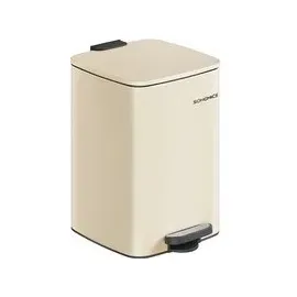Songmics Mülleimer 20 l Sandbeige