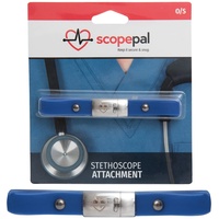 ScopePal Clip für Stethoskope, Stethoskop-Clip für Ärzte, Krankenschwestern, Medizinstudenten, Stethoskop-Zubehör, kompatibel mit 3M Littmann Classic III, Lightweight II S.E. und mehr, Blau
