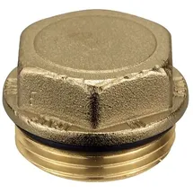 EFFEBI Messing Gewindefitting-stopfen 1'' Ag mit O-ring