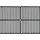 GFTIME Grillrost 38 X 28,6 cm Gusseisen silber