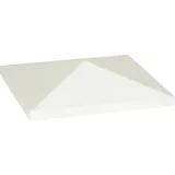 Outsunny Ersatzdach für Pavillon 3 x 3 m, wasserdicht Pavillondach, Ersatzbezug für Gartenpavillon, Ersatzteile aus Oxford-Stoff, 370 g/m2, Hellgrau