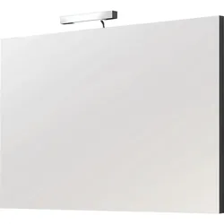 Spiegel Edia (Ausführung: Spiegel mit LED-Aufsatzleuchte Edia. mit Schalter 850x554mm)