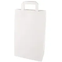 Papstar Geschenkverpackung, 86446 Papiertüte Weiß