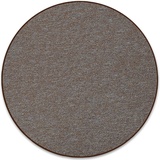 Floordirekt Teppich London 23836 Hellbraun Rund | Flacher Schlingenflor |