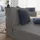 Vicco Sofa Lima, Grau 100 cm mit Schlaffunktion