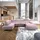 masseno Ecksofa Polyester U-Form mit Schlaffunktion 2-Sitzer Lila