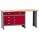 KÜPPER Werkbank, BxHxL: 170x84x60 cm - rot