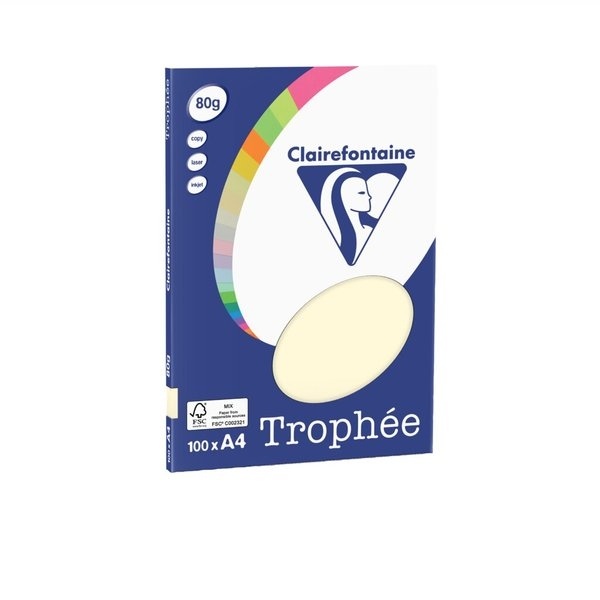 Clairefontaine farbiges Papier, A4, 80g, sand