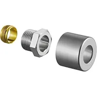 OVENTROP Combi E Klemmringverschraubungs-Set 1169593 anthrazit, G 1/2 AGx15mm,