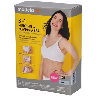 Medela 3in1 nursing & Pumping Bra weiss XL
