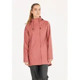 Weather Report Outdoorjacke WEATHER REPORT "PETRA", Damen, Gr. 48, orange (koralle), 100% Polyester, bedruckt, unifarben, casual, lang, hoch geschlossener Ausschnitt, Langarm, Jacken, mit 5.000 mm Wassersäule