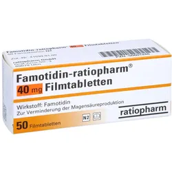 FAMOTIDIN-ratiopharm 40 mg Filmtabletten 50 St