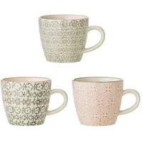 Bloomingville Cécile Becher 0,22 l Rosa 3 St.