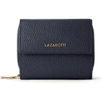 lazarotti Bologna Leather Geldbörse Damen dunkelblau