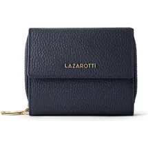lazarotti Bologna Leather Geldbörse Damen dunkelblau