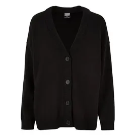 URBAN CLASSICS Gestrickte Strickjacke in black | Gr.: 4XL