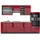 Vicco Küchenzeile Fame-Line 280 cm Bordeaux Hochglanz/Anthrazit