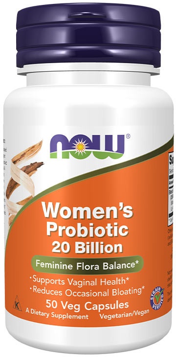 Now Foods Women's Probiotic 20 Billion - Probiotikum für Frauen (50 veg.Kapseln)