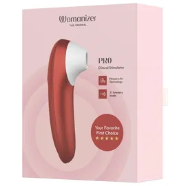 Womanizer „Womanizer »Pro« Druckwellenvibrator rot