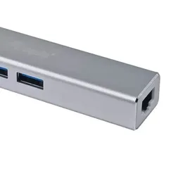 Equip USB-C auf 3-Port-USB-Hub mit Gigabit adapter,
