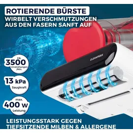 Clean Maxx Milbensauger Rotation Rot/Weiß