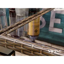 Swing&Harmonie Sydney Polyrattan Sitzgruppe Esstisch Lounge Sitzgarnitur Essgruppe Gartenmöbel Set - versch. Ausführungen