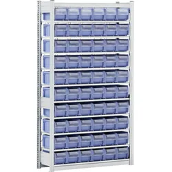 Bito C-Teile-Regal Grundfeld L1058xH1850xT624 mm, verzinkt