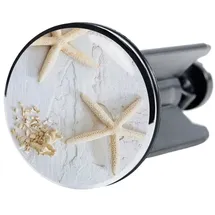 Sanilo Waschbeckenstöpsel Seesterne Grau,