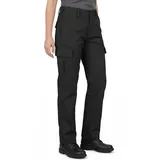 Lee Cooper Damen Arbeitshose Cargo Workwear Beruf(Schwarz, 42 EU / 28L)