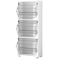Uno Primo Schuhschrankkorpus 53 x 132 x 30 cm weiß / weiß