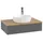 Villeroy & Boch Antao Waschbeckenunterschrank L08_5, 800x190x500mm mit Beleuchtung, 1 Auszug, 800 x 190 x 500 mm, Front mit Struktur, Anthracite Matt Lacquer Honey Oak