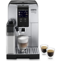 De’Longhi Dinamica Plus, Kaffeevollautomat, Schwarz, Silber