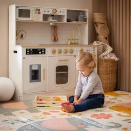 Mamabrum XXL-Holzküche für Kinder – mit LED, Zubehör & interaktiven Elementen