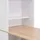 vidaXL Bartisch mit Schrank 115 x 59 x 200 cm Weiß