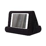 Soft Pillow für iPads, Ständer Tablet Halterung für Zuhause Tablet Ständer Büro Handy Halter kompatibel (Black)