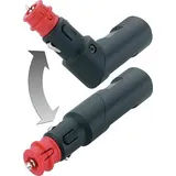 PRO CAR Sicherheits-Universalstecker, winkelbar, 8A, 12/24V