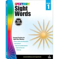 Carson Dellosa Education Spectrum Sight Words, Grade K