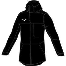 Puma TeamFINAL Parka Herren Schwarz XL