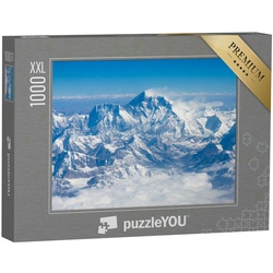 puzzleYOU Puzzle Puzzle 1000 Teile XXL „Mount Everest, Himalaya“, 1000 Puzzleteile, puzzleYOU-Kollektionen Everest