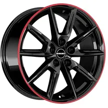 Borbet LX19 8,0 x 19 5 x 112 ET50 Rot/Schwarz