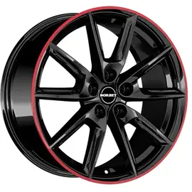 Borbet LX19 8,0 x 19 5 x 112 ET50 Rot/Schwarz