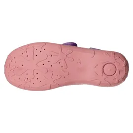 Fischer Markenschuh Klett-Hausschuh Lila 35