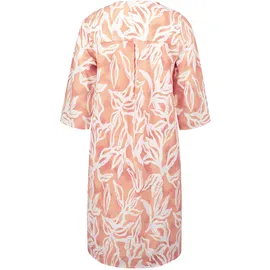 Cartoon Sommerkleid mit Muster Rot/Weiß 42